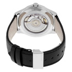 Gucci G-Timeless Automatic Grey Dial Black Leather Mens Watch YA126319