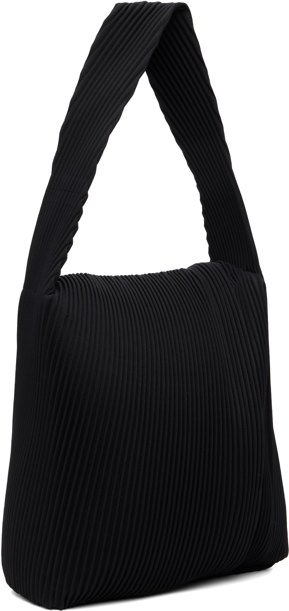 HOMME PLISSÉ ISSEY MIYAKE Black Rounded Square Tote