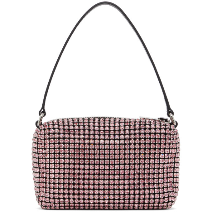Alexander Wang Pink Medium Rhinestone Heiress Bag Alexander Wang
