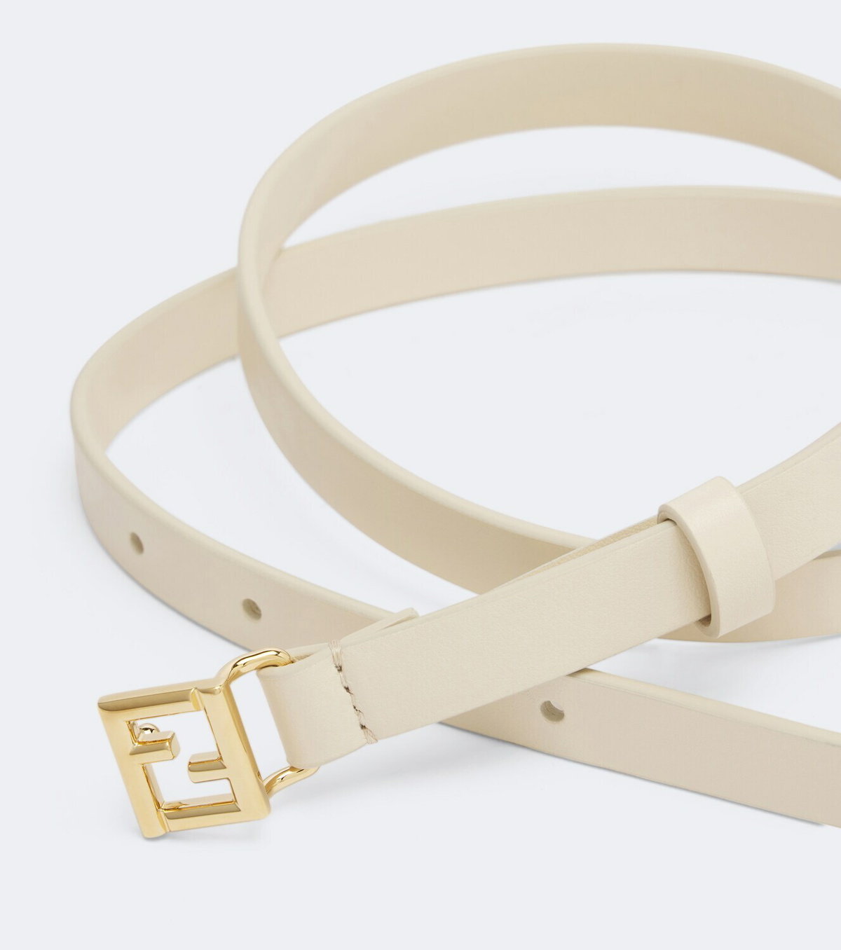 Fendi FF leather belt