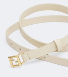 Fendi FF leather belt