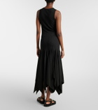 Loewe Paula's Ibiza pointelle cotton jersey maxi dress