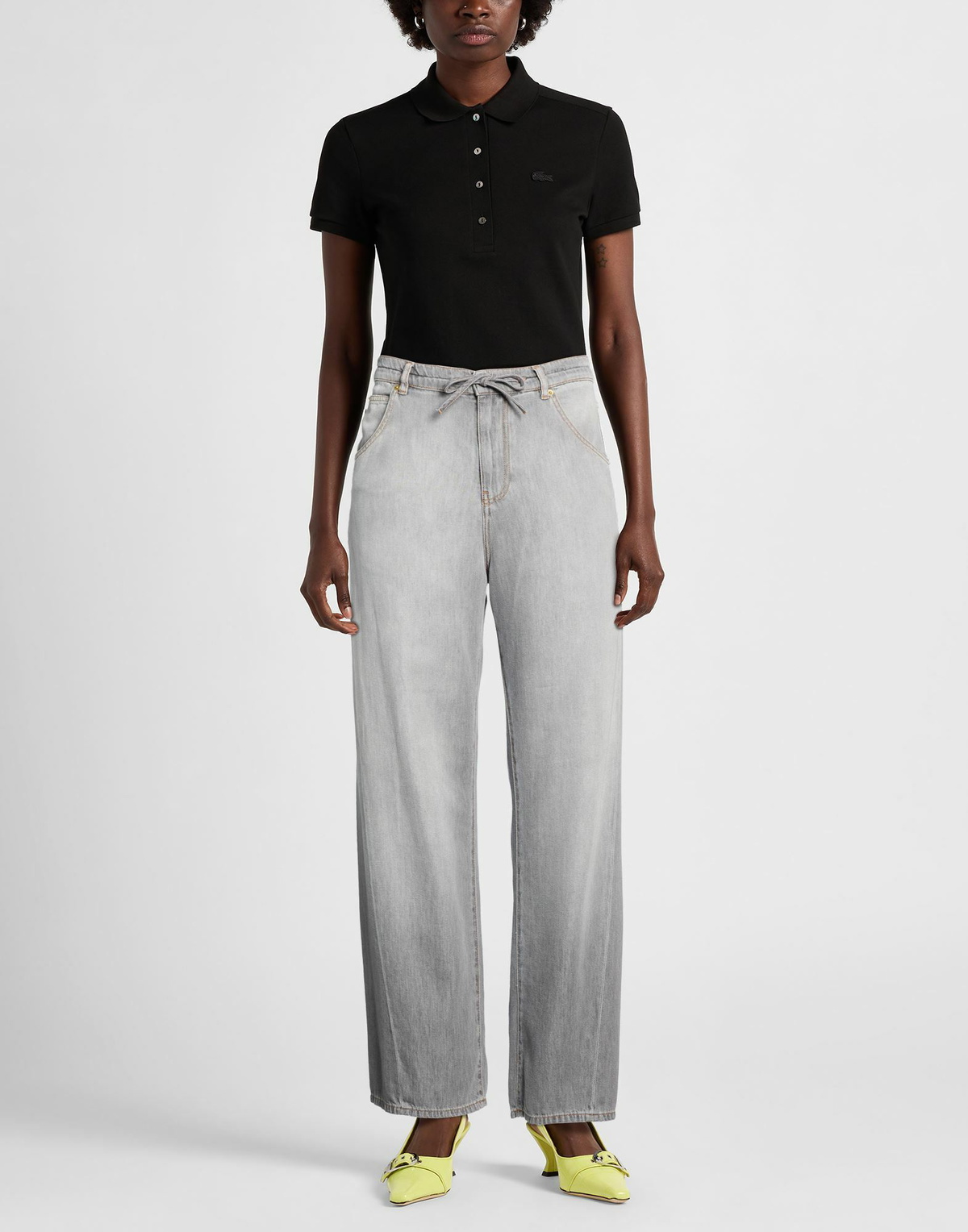 Darkpark Womens Jeans Light in Grey