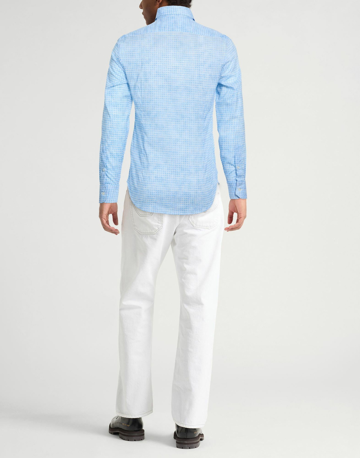 Fedeli Mens Shirt Light in Blue