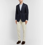 Thom Sweeney - Navy Unstructured Wool and Cashmere-Blend Blazer - Blue