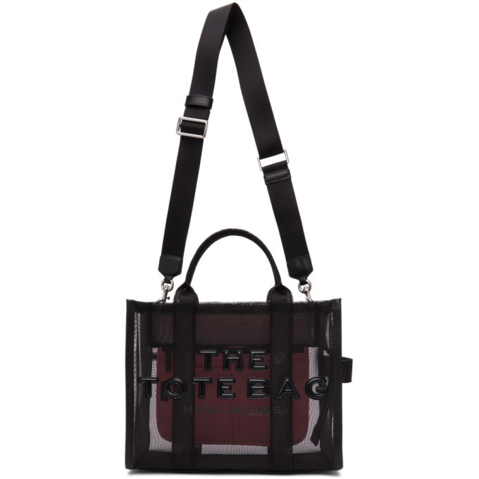 Marc Jacobs black The Marc Jacobs Mesh The Tote Bag