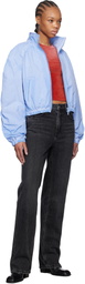 alexanderwang.t Blue Ruched Track Jacket