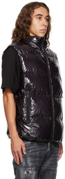 Dsquared2 Black Quilted Down Vest