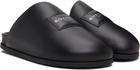 Givenchy Black Puffy Nappa Leather Mule Loafers