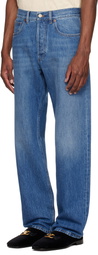 Valentino Blue 5 Pocket Jeans