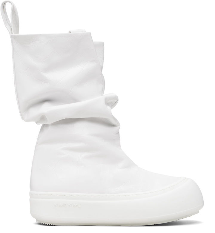 Photo: YUME YUME White Low Fisherman Boots