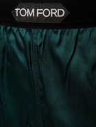TOM FORD Logo Satin Shorts