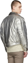 ERL Silver Polyurethane Jacket