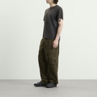 Stone Island Men's Ghost Nylon Smerigliato Cargo Trousers in Military Green
