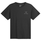 Arc'teryx Women's Kragg SL Cotton Emblem Crew SS W in Black