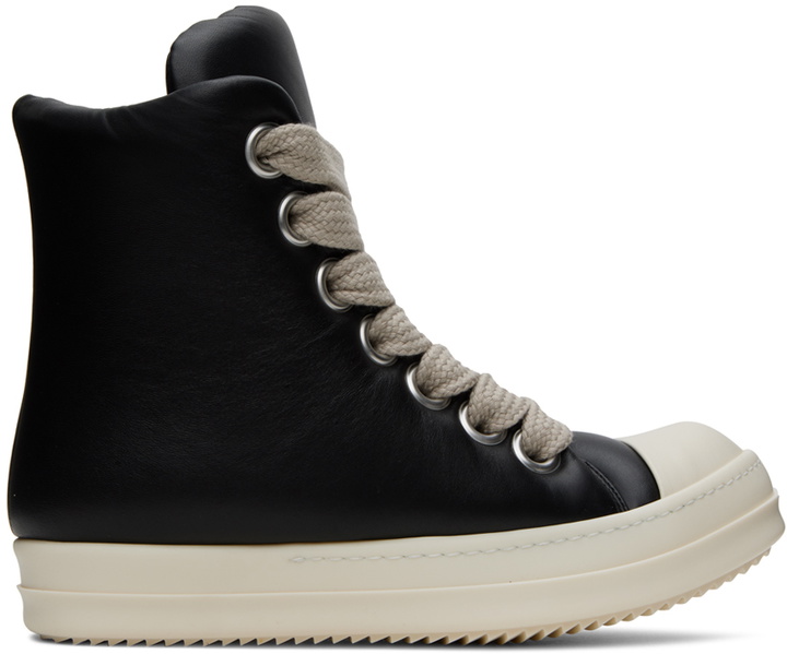 Photo: Rick Owens Black Leather Sneakers