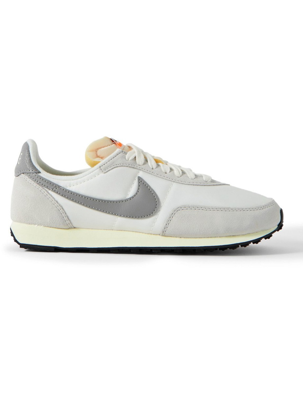 Photo: Nike - Waffle 2 SE Leather and Suede-Trimmed Nylon Sneakers - Gray
