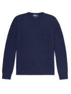 Polo Ralph Lauren - Cable-Knit Cashmere Sweater - Blue
