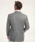 Brooks Brothers Men's Madison Relaxed-Fit Multi-Gingham Sport Coat | Grey