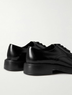 Tod's - Glossed-Leather Derby Shoes - Black