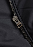 Herno Hooded Shell and Cotton-knit Jacket Navy