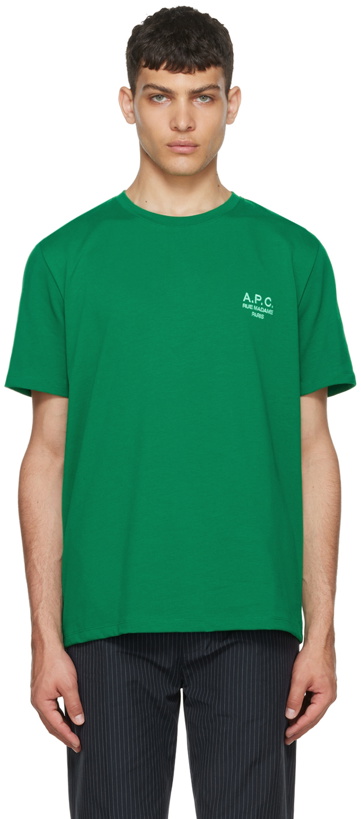 Photo: A.P.C. Green Raymond T-Shirt