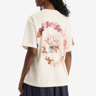 Story mfg. Women's Grateful T-Shirt in Ecru Earth Trip Spiral