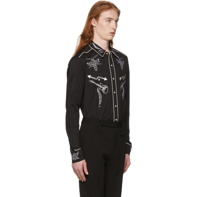 TAKAHIROMIYASHITA TheSoloist. Black Rock N Roll Shirt 