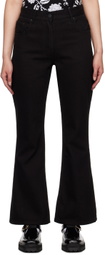 Ernest W. Baker Black Flare Jeans