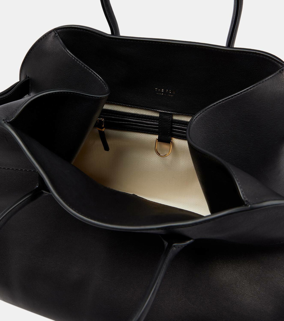The Row Margaux 15 leather tote bag