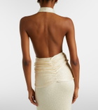 Aya Muse Sereia sequined halterneck gown