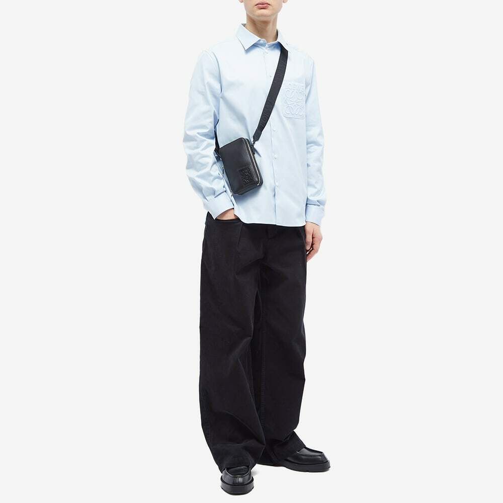 Loewe Men's Vertical Cross Body Pocket Bag in Black Loewe Loewe Men's Vertical Cross Body Pocket Bag in Black Loewe