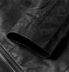 Rick Owens - Mollino Slim-Fit Matte-Leather Biker Jacket - Black