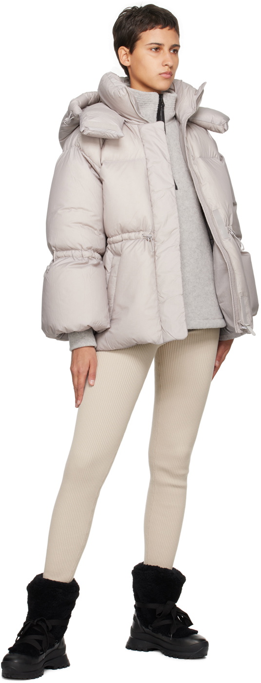 Mackage Taupe Leone Down Jacket Mackage