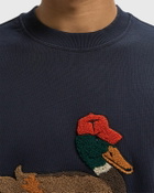 Edmmond Studios DUCK HUNT Blue Mens Sweatshirt