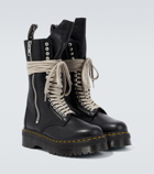 Rick Owens - x Dr. Martens Quad Sole leather boots