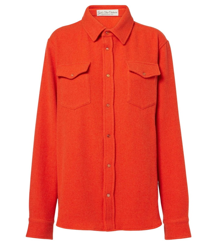 Photo: God's True Cashmere Fire cashmere shirt