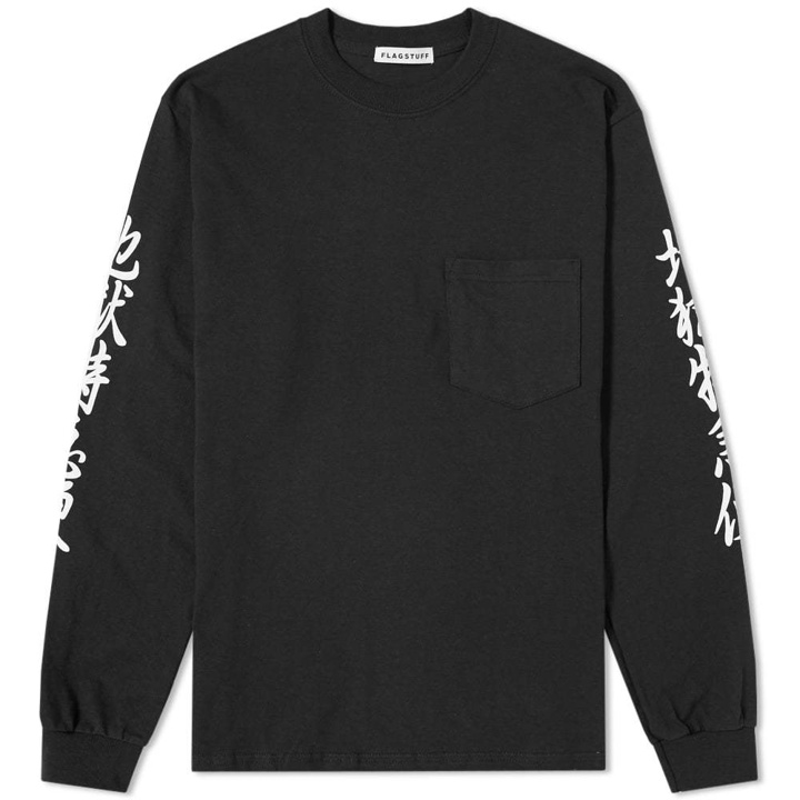 Photo: Flagstuff Long Sleeve Shunga Tee Black