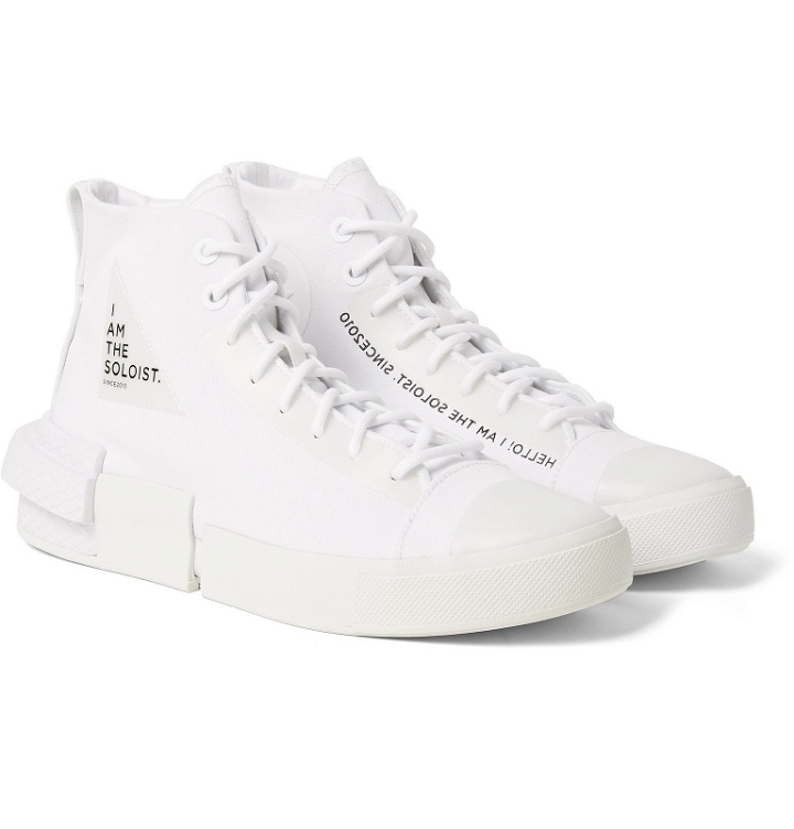 Photo: Converse - TheSoloist All Star Disrupt CX Canvas High-Top Sneakers - White