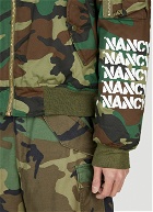 Nancy Camouflage Bomber Jacket male Green