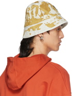 A-COLD-WALL* Off-White Splatter Diamond Bucket Hat