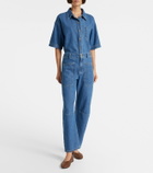 Velvet Farah high-rise tapered jeans