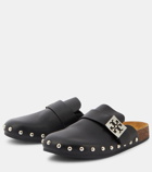 Tory Burch Mellow studded leather slippers