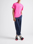 Loewe - Logo-Embroidered Cotton-Jersey T-Shirt - Pink