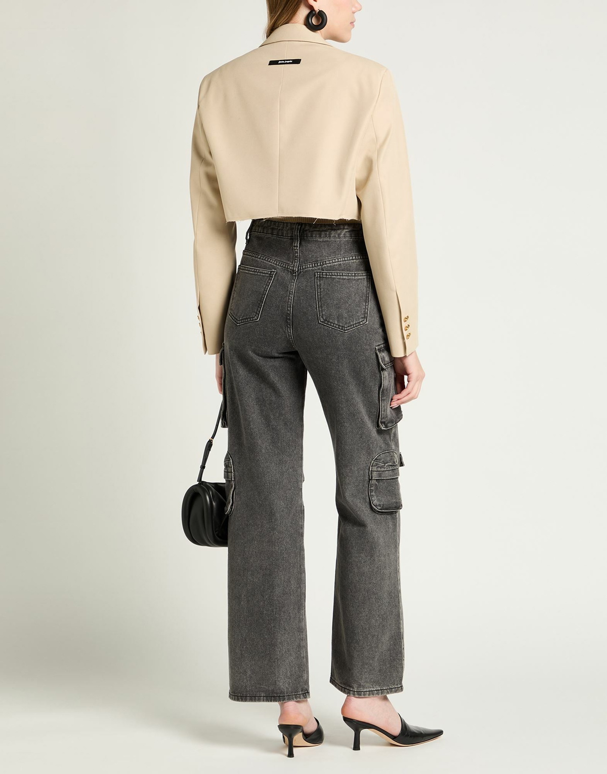 Palm Angels Womens Jacket in Beige