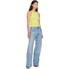 AGOLDE Blue Low Slung Baggy Jeans