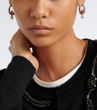 Simone Rocha Faux pearl hoop earrings