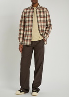 Rick Owens Dietrich Straight-leg Cotton-poplin Trousers Dark Brown