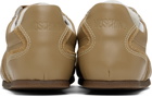 Moschino Taupe Tennis Sneakers