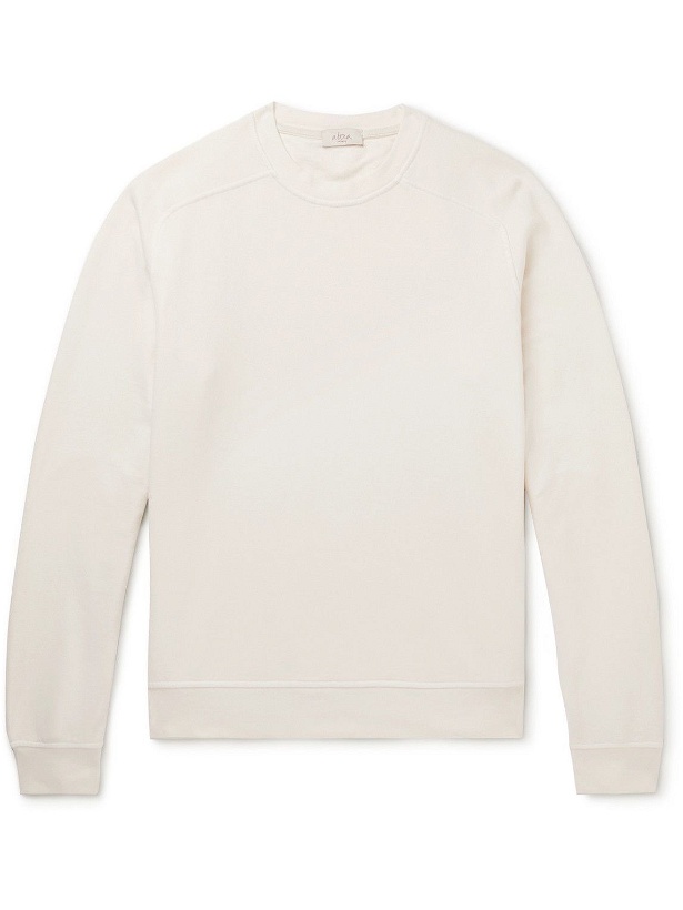 Photo: Altea - Wilson Cotton-Jersey Sweatshirt - White